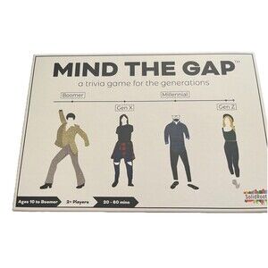 Mind the Gap A Trivia Game For the Generations Board Game New Unsealed